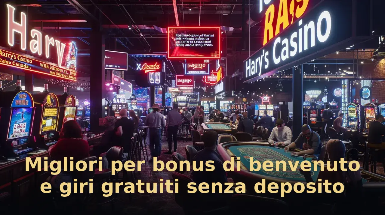 Migliori per bonus di benvenuto e giri gratuiti senza deposito